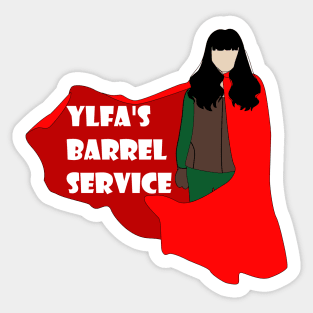 Ylfa's Barrel Service Sticker